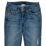 True Religion Boot Cut Jeans - 28W US 2 Blue Cotton