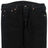 501 Levis Jeans - 36W 30L Black Cotton