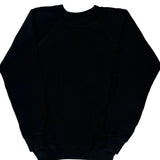 Made In USA 90S Blank Hanes Sweatshirt - Medium Black Cotton Blend