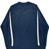Nike Long Sleeve T-Shirt - XL Navy Polyester