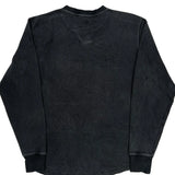 Carhartt Spellout Long Sleeve T-Shirt - Medium Black Cotton