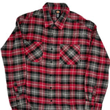 Dickies Checked Flannel Shirt - 2XL Black Cotton