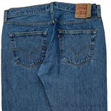 501 Levis Jeans - 35W 26L Blue Cotton