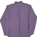 Ralph Lauren Striped Shirt - XL Purple Cotton