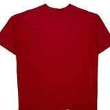 Adidas T-Shirt - Large Red Cotton