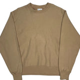 Reverse Weave Champion Sweatshirt - Large Beige Cotton