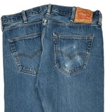 501 Levis Jeans - 36W 30L Blue Denim