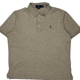 Polo By Ralph Lauren Polo Shirt - Medium Grey Cotton