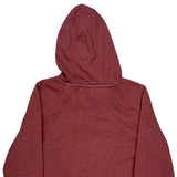 Rain Defender Carhartt Graphic Hoodie - Medium Burgundy Cotton Blend