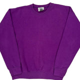 Made In USA Lee Sweatshirt - Large Purple Cotton