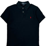 Polo By Ralph Lauren Slim Fit Polo Shirt - Medium Black Cotton
