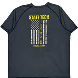 State Tech Electrician Carhartt Graphic T-Shirt - XL Grey Cotton Blend