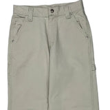 Lee Double Knee Carpenter Pants - 26W 31L Beige Cotton