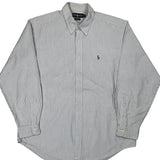Ralph Lauren Striped Shirt - XL White Cotton