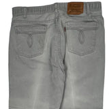 Levis Jeans - 33W 32L Grey Cotton