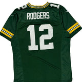 Green Bay Packers Nike Nfl Football Jersey - Large Yellow Polyester