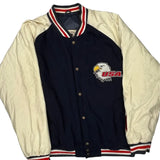 USA Steve & Barry Graphic Varsity Jacket - 2XL Navy Wool Blend