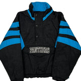 Panthers Starter Windbreaker - Medium Black Nylon