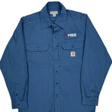 Mss Logo Carhartt Shirt - Medium Blue Cotton