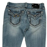 Miss Me Jeans - 28W UK 6 Light Wash Cotton Blend