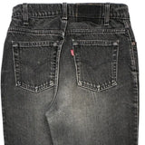 Levis Slim Fit Jeans - 28W US 4 Gray Cotton