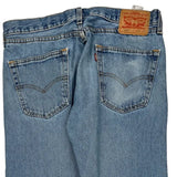 Levis 505 Jeans - 35W 32L Blue Cotton