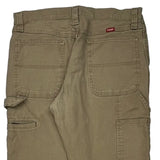 Wrangler Carpenter Pants - 33W 34L Khaki Cotton