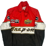 Snap - On Astro Graphic Bomber Jacket - Medium Black Polyester