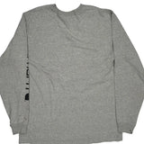 Carhartt Tall Long Sleeve T-Shirt - Large Grey Cotton