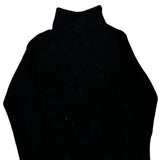 Age 7 Burberry London 1/4 Zip - Small Black Wool