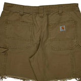 Carhartt Carpenter Shorts - 32W 7L Brown Cotton