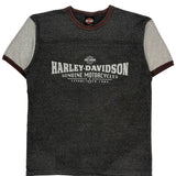 Smoky Mountain Harley Davidson Graphic T-Shirt - Medium Brown Cotton