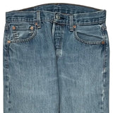 501 Levis Jeans - 31W 32L Light Wash Cotton