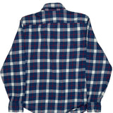 Ralph Lauren Checked Flannel Shirt - XL Blue Cotton