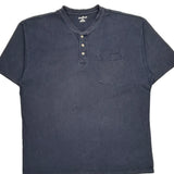Carhartt Collarless Shirt - XL Navy Cotton