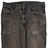 Dickies Carpenter Trousers - 32W 32L Grey Cotton