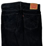 505 Levis Jeans - 34W 30L Black Denim