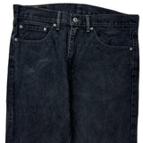505 Levis Jeans - 35W 30L Black Cotton