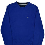 Tommy Hilfiger Sweater - Large Blue Cotton