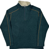 Kuhl 1/4 Zip - Large Green Polyester