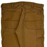 Dickies Carpenter Pants - 36W 31L Brown Cotton