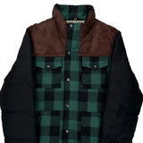 Tommy Hilfiger Checked Jacket - Medium Brown Polyester