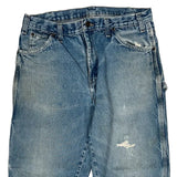 Dickies Double Knee Carpenter Jeans - 34W 30L Blue Cotton