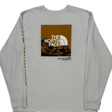 Fine Alpine Equipment The North Face Long Sleeve T-Shirt - 2XL Grey Cotton