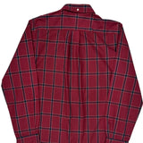 Tommy Hilfiger Checked Shirt - Large Red Cotton