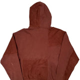 Russell Athletic Hoodie - Small Brown Cotton