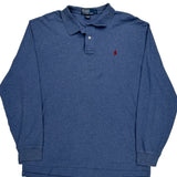 Polo By Ralph Lauren Polo Shirt - Large Blue Cotton