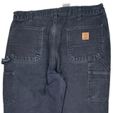 Carhartt Carpenter Trousers - 36W 34L Grey Cotton