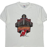 New Jersey Devils Hanes Graphic T-Shirt - XL White Cotton Blend