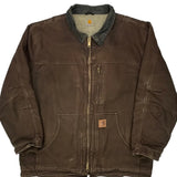 Carhartt Jacket - 2XL Brown Cotton